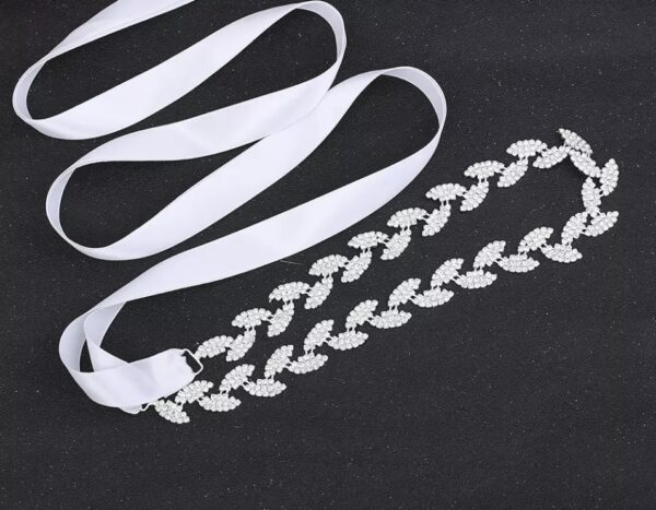Bridal Rhinestone sash/belt