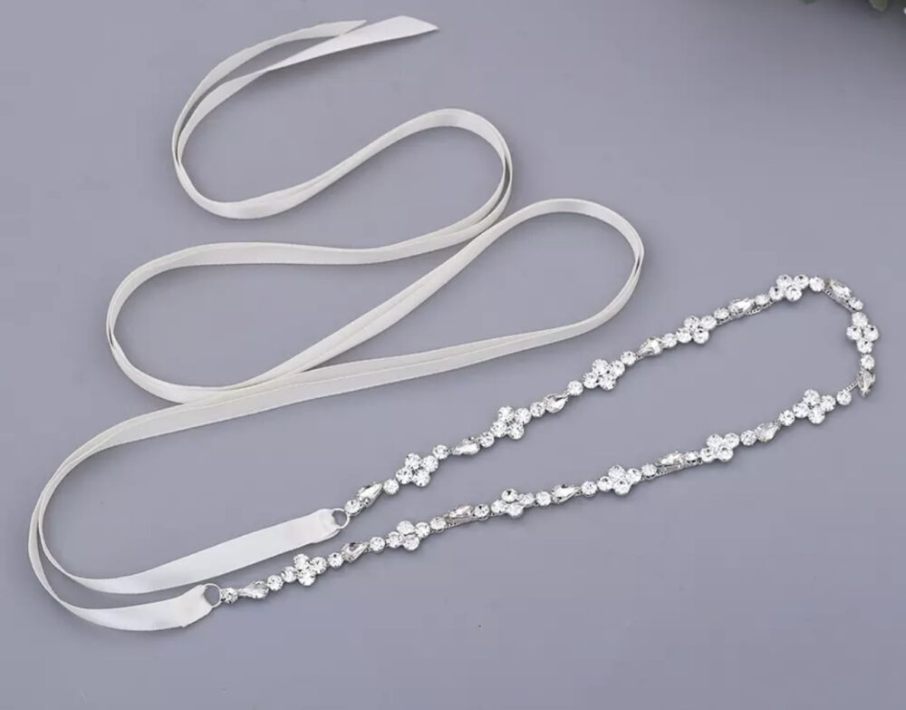 Bridal Belt Sash, Rhinestone Belt, Wedding Dress Belt , Crystal Bridal Belt, Thin Wedding Belt, Bridal Belt, Bridal Belt Clasp