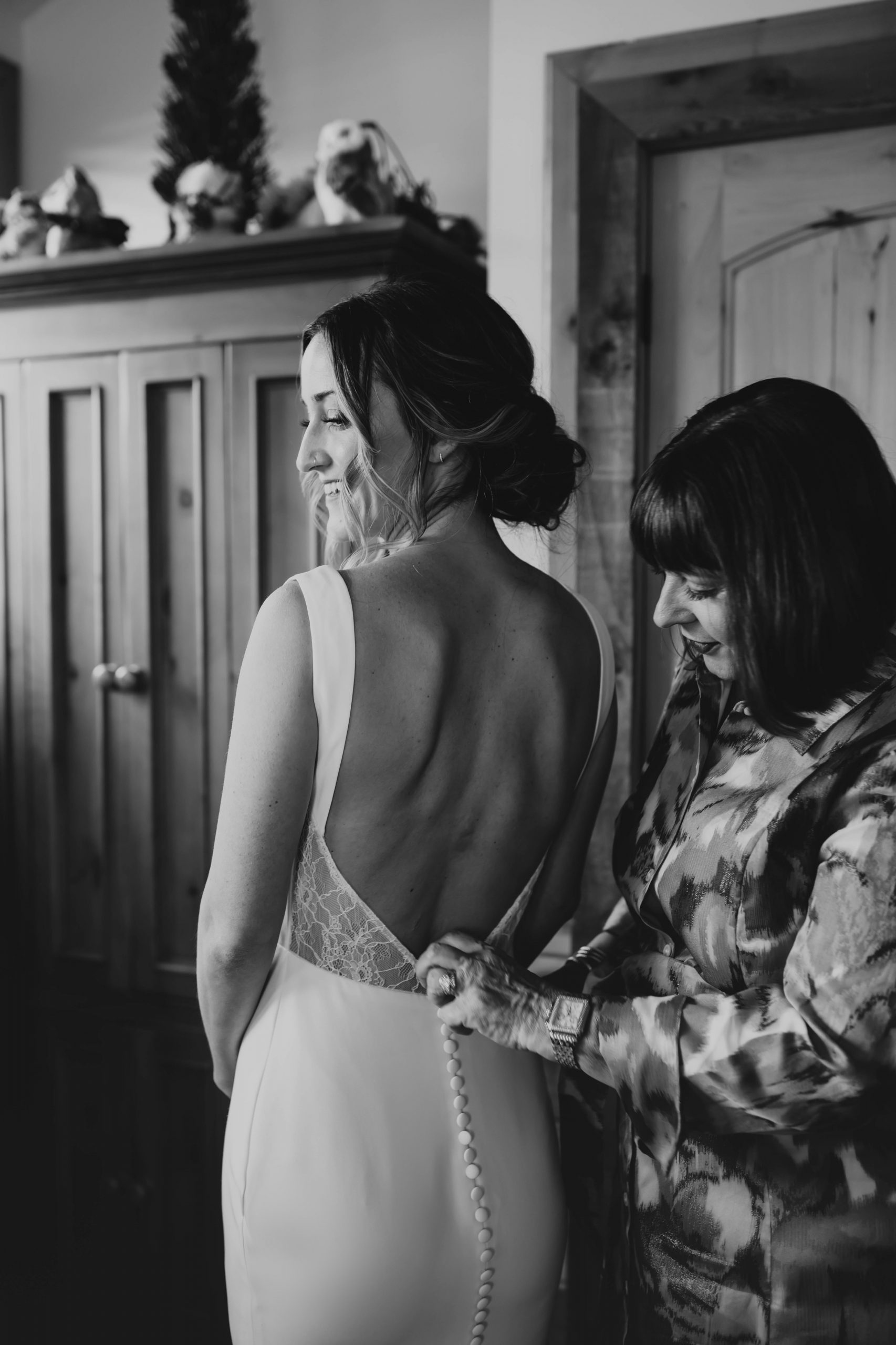 Low Back Wedding dress