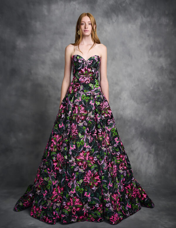 Beaded Embroidered dress, Evening floral dress Cocktail dress Wedding guest dress mother of the bride dress