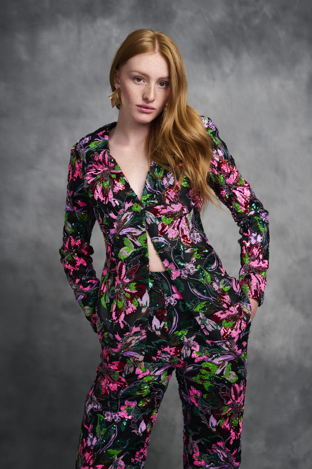 Beaded Embroidered Jacket, Evening Jacket Cocktail Jacket Wedding Jacket Floral Jacket