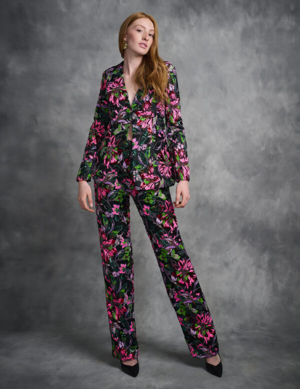Wide Leg Pants, Beaded Embroidered Wide Leg Pants, Evening Pants Cocktail Pants Wedding Pants