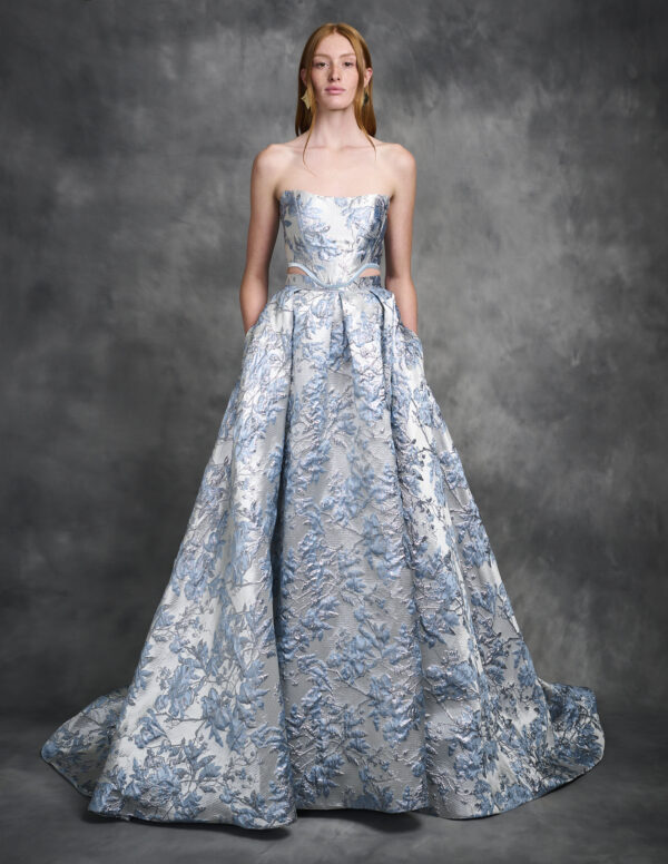 Floral Jacquard Skirt