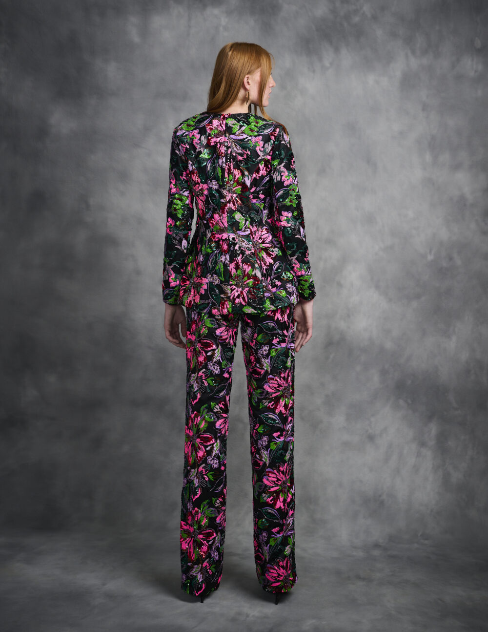 Wide Leg Pants, Beaded Embroidered Wide Leg Pants, Evening Pants Cocktail Pants Wedding Pants