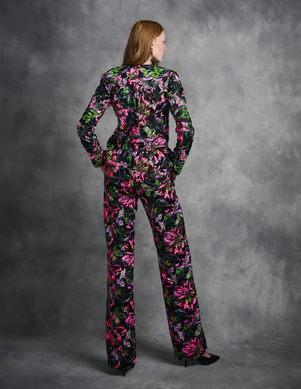 Beaded Embroidered Jacket, Evening Jacket Cocktail Jacket Wedding Jacket Floral Jacket