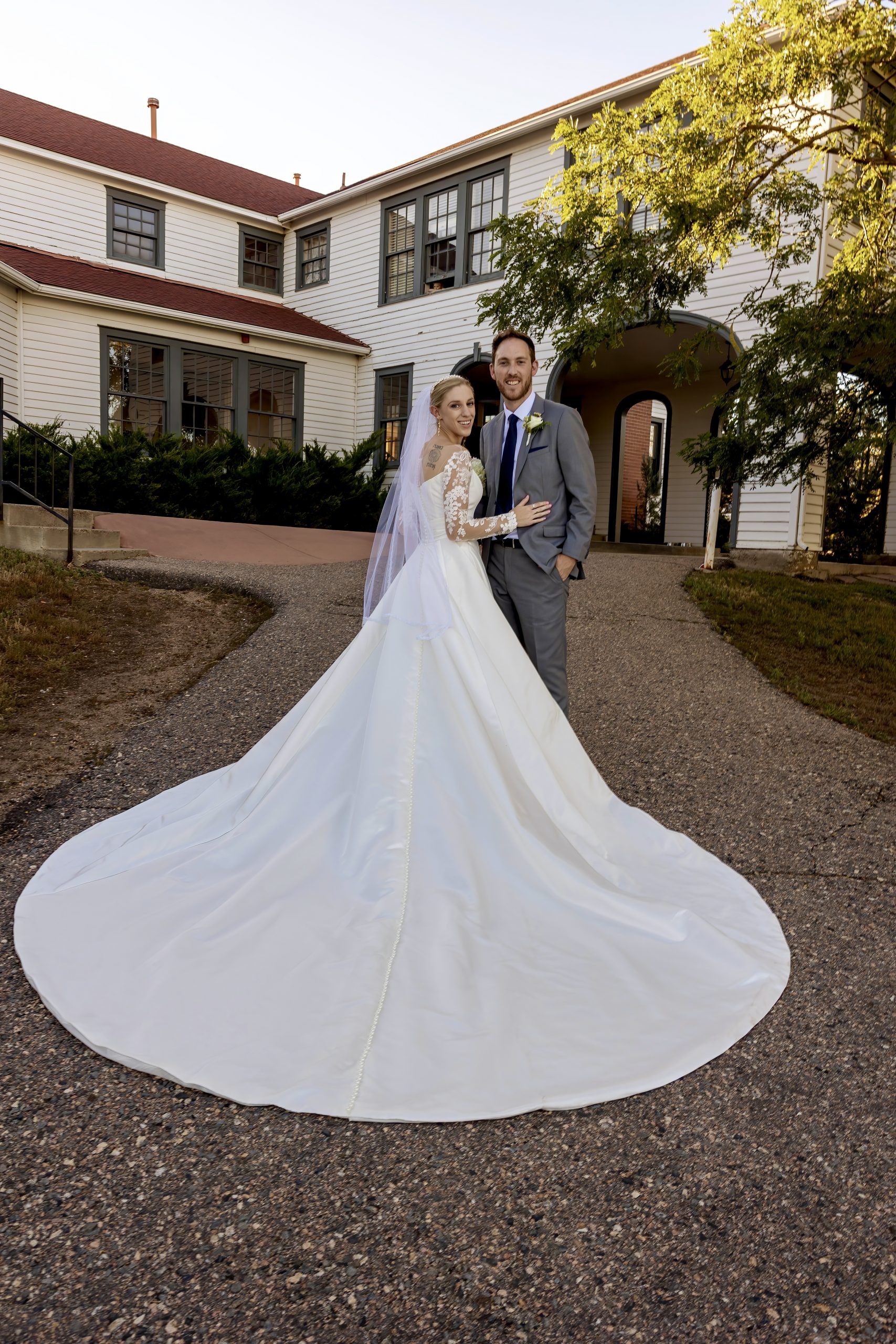 Long Train wedding dress