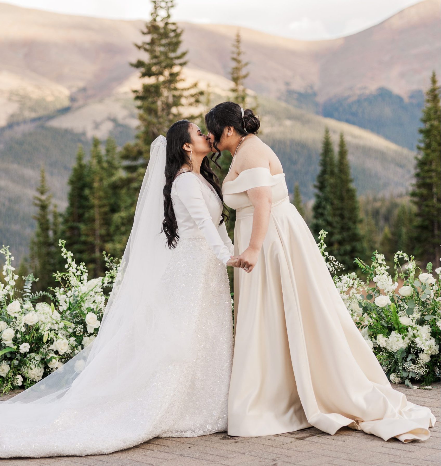 custom made wedding dress satin ivory