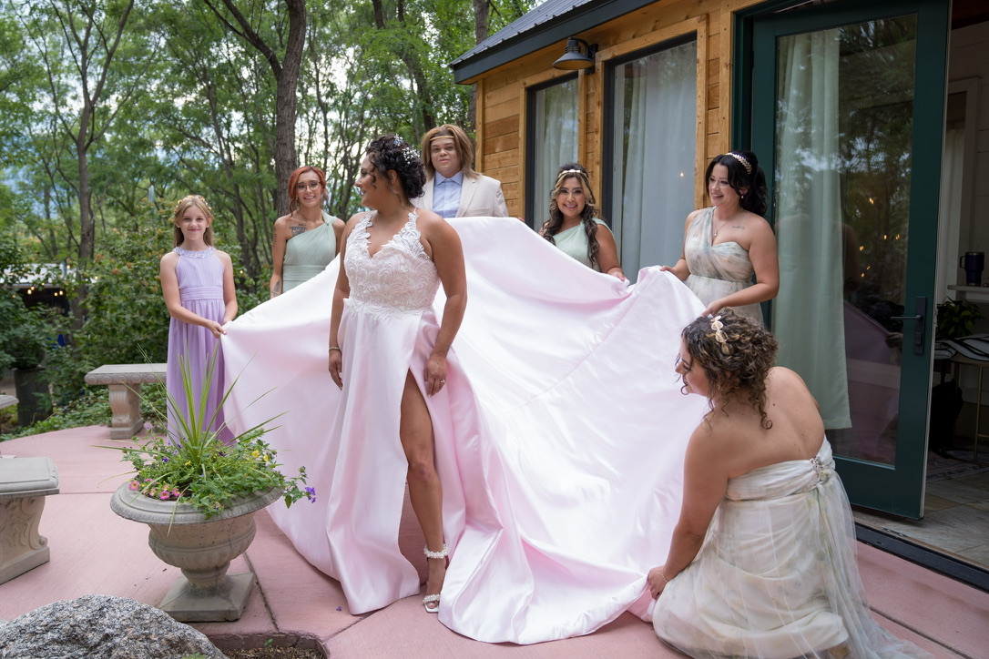 Elegant wedding dress Guillermo Pharis wedding dress custom made wedding dress