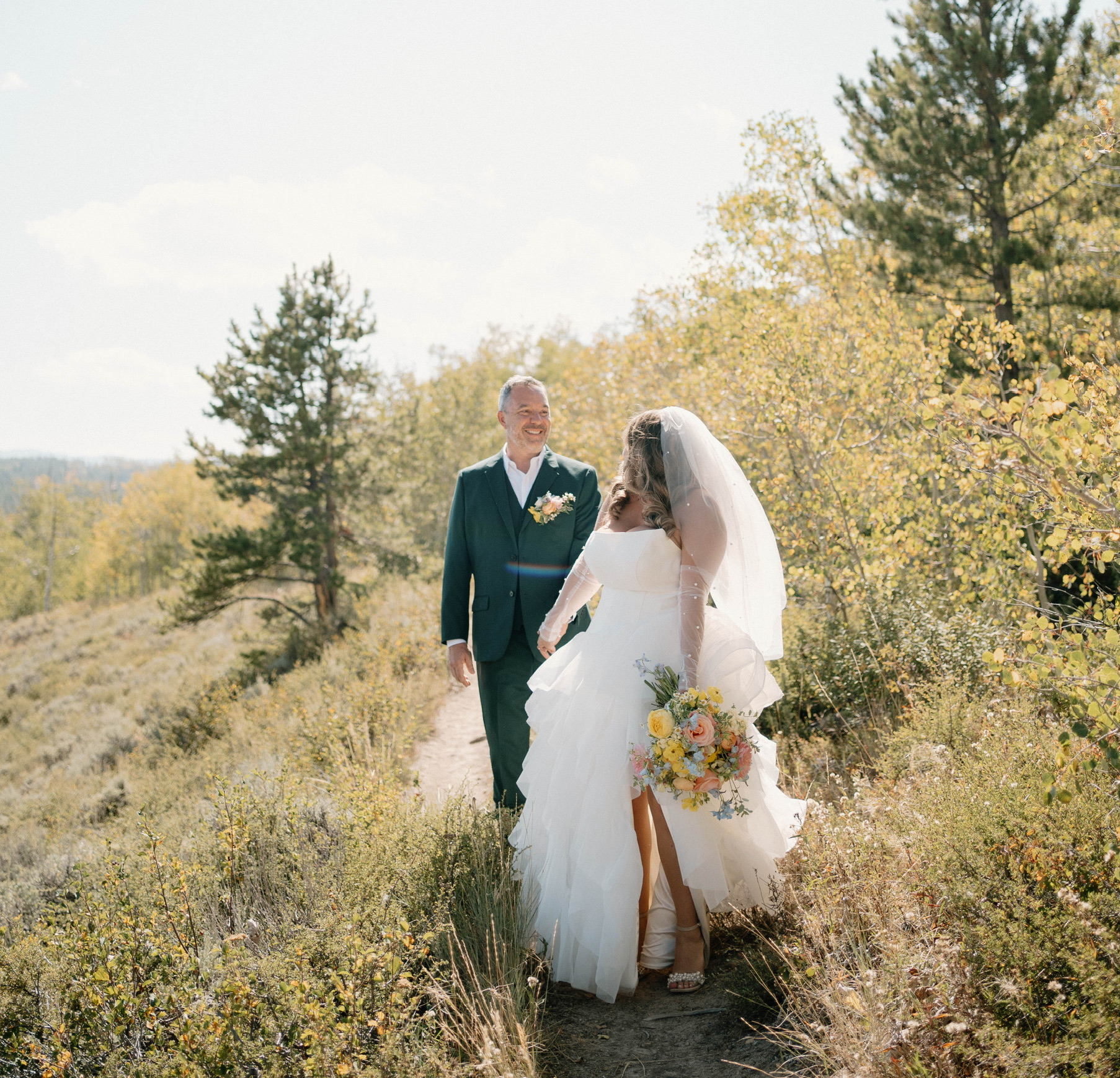 Elegant wedding dress Guillermo Pharis wedding dress custom made wedding dress