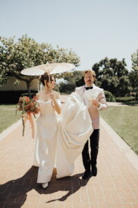 Elegant wedding dress Guillermo Pharis wedding dress custom made wedding dress